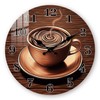 Tomopetime Kitchen Wall-Clocks for Farmhouse Deco - Coffee Cup Clock