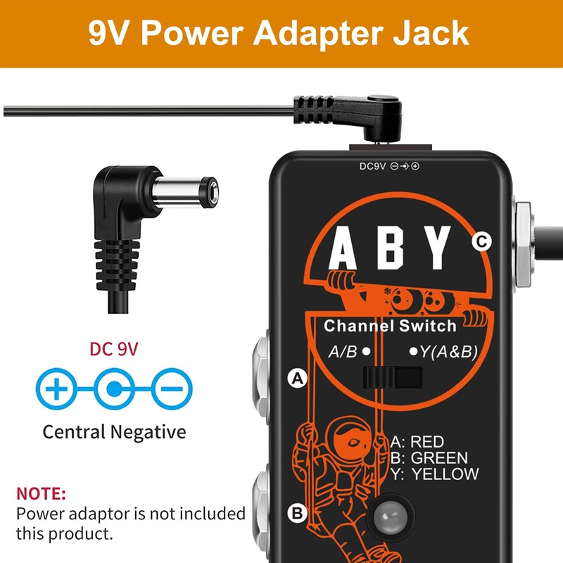 VSN ABY BOX Switch Guitar Pedal ABY Box Line Selector