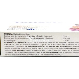 Taflavix Valeriana Pasiflora Ansiedad Conciliar Sueño