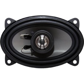 Earthquake Sound T46 4x6-inch 2-Way TNT Series Coaxial Speakers (Pair), Black