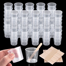 JSMTKJ Measuring Cups, Mixing Cups, Plastic Pack of 80