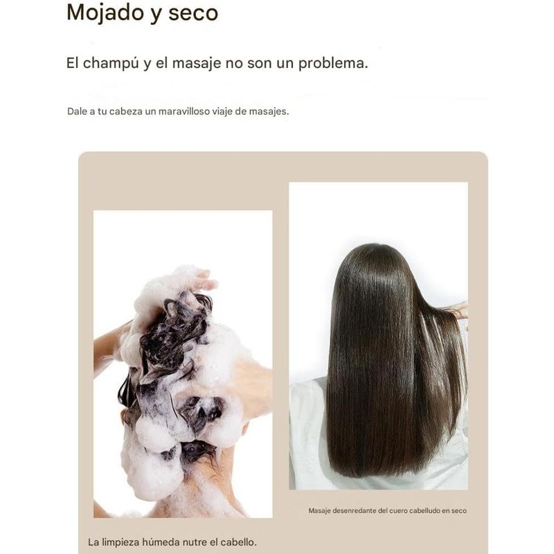 Juego de 4 cepillos de baño de silicona, que incluye