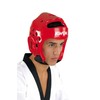 KWON® Taekwondo 40061 PU CE Red WTF Head Guard -