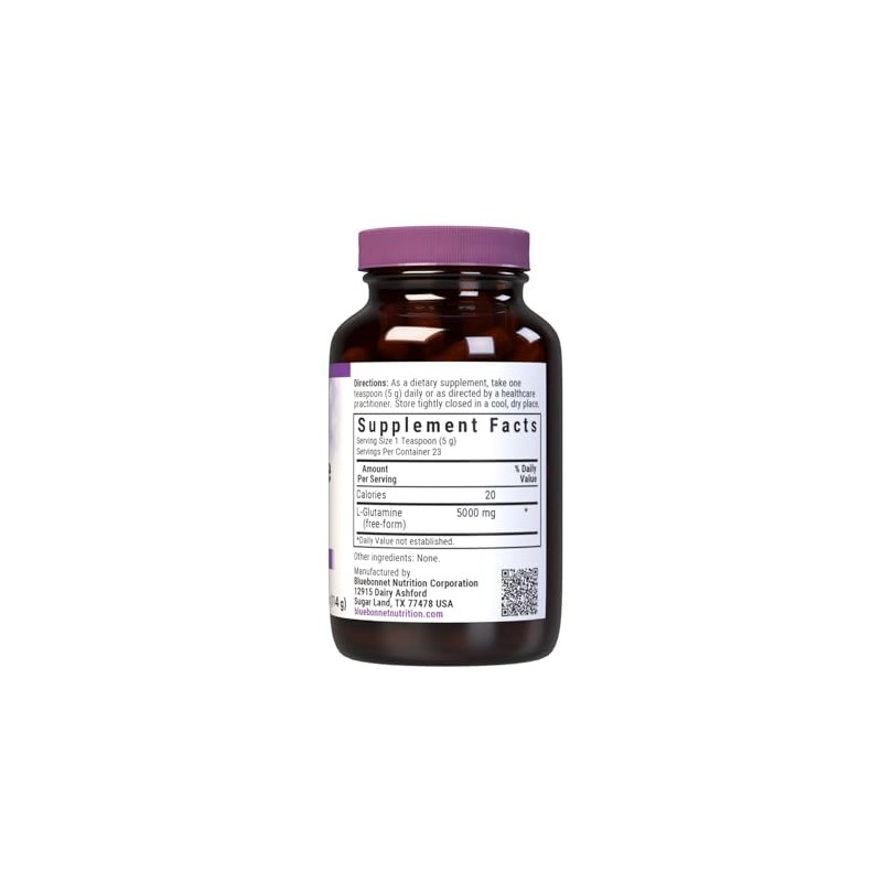 Bluebonnet L-Glutamine Powder, 4 Ounce