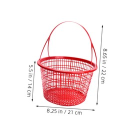 Totority 10pcs Plastic Fruit Picking Basket Lightweight Strawberry Berry Baskets for Supermarket Home Use Durable Easy to Clean Aesthetic Design for Efficient Harvesting