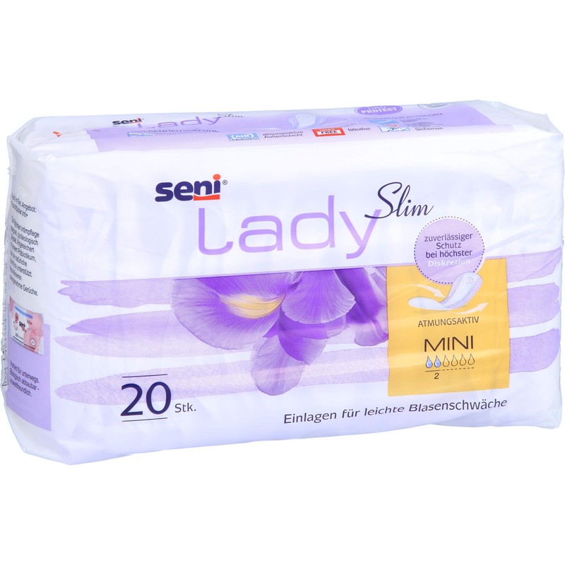 Seni Lady Slim Mini Incontinence Pads (Pack of 20)