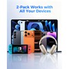 2Pack Invisible Stand Charging Cable, 240W USB-C to C &