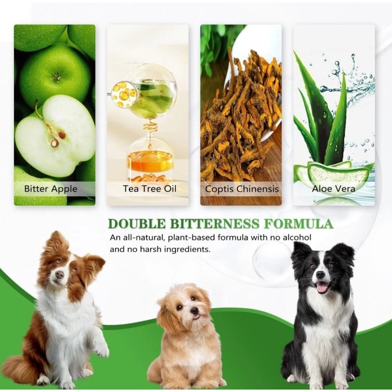 vyaji Bitter Apple Spray for Dogs to Stop Chewing, Alcohol-Free