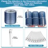 Jumbo Hair Curlers Set - 24 Large Rollers with 12
