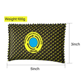 QBmalls 100g Rechargeable Desiccant Pack of 10,Moisture Absorber for Storage Bins,Gun Safes,camper and Cars,Desiccant Dehumidifier for Closets,Drawer,Luggage and Small Spaces