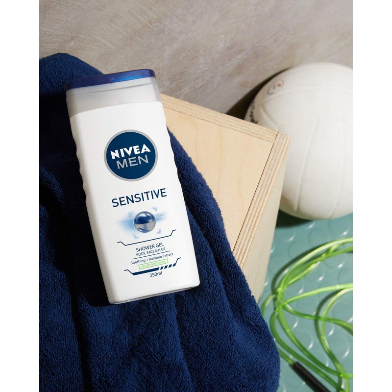 Nivea Men Sensitive Shower Gel, 250ml