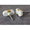 ARTISNO Oval Stone Brass Knob | Pull Handle | Drawer