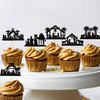 Cyodoos 24PCS Jesus Christmas Cupcake Toppers Religion Christmas Theme Cupcake