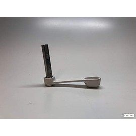 CRL Sliding Patio Door Latch Lever for Milgard, (White Extended 50mm)