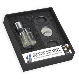 Vertigo Blizzard Gift Set - Lighter and Cutter