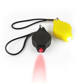 eBuyGB Bicycle Lights With 3 Flash Settings - Front Or Back Light Accessory For Bike, Pack Of 2, Black & Yellow