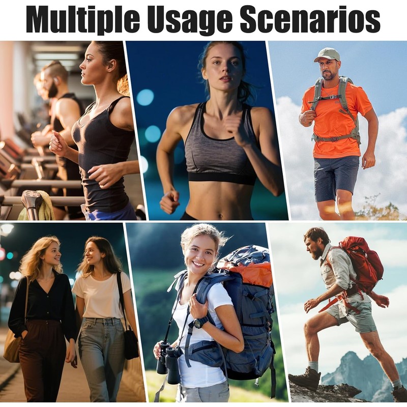 HUAJUN Pedometer with Bluetooth Speaker,Pedometer for Walking Steps and Miles