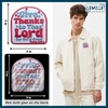 LEMILLE Give Thanks to The Lord Patch, Size 3" Sew