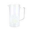 balvi Jug Atlantic Shell Colour White Handmade from Borosilicate Glass