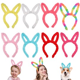 Easter Bunny Ears,Kids Bunny Ears Bunny Ears Headband,Easter Bunny Costume Kids Bunny Headband（8 Pcs）
