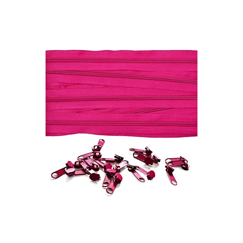 5 m Continuous Zip 5 mm with 10 Zip Continuous