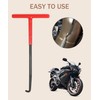 bylikeho Motorcycle Exhaust Spring Puller Tool,Car Accessories T Handle Exhaust
