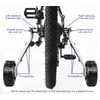 MOSHAY Roll Over Picture to Zoom in Bicycle Training Wheels