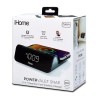 iHome Wireless Charger with Digital Alarm Clock, USB-A and USB-C