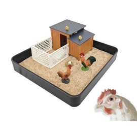 Chicken Zen Garden, DIY Decoration Sand Table, Sand Table with Wooden Pallet Including Chicks, Eggs, Chicken House Set - Office Meditation Gifts