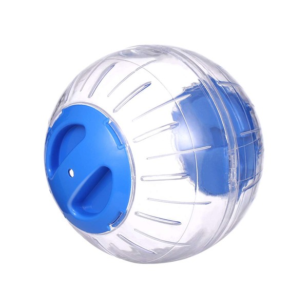 UEETEK Transparent Mignon Animal Hamster Exercice Ball Mini Trot Jouets en Plastique (Bleu)