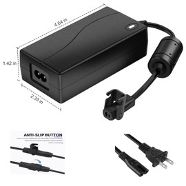 29V AC/DC Adapter Replacement,29V2APower Adapter 2-Pin for VersaDesk Ultralite VUL3624 36" Electric Height-Adjustable Standing Converter Sit to Stand Desktop Riser Versa Desk Power Supply Cord Charger