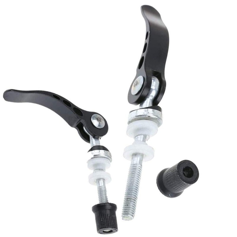 LSHEQYI Seatpost Clamp,2 Pcs Aluminum Alloy Bicycle Quick Release Seat