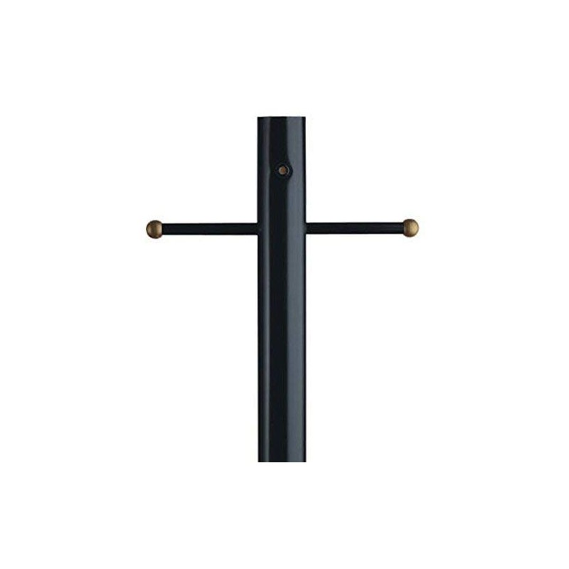 Westinghouse 6695500 Lantern Post with Ground Convenience Outlet and Dusk