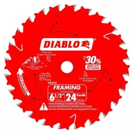 Freud Diablo Tracking Point 6-1/2 in. D X 5/8 in. TiCo Hi-Density Carbide Framing Saw