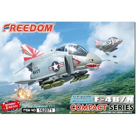 Freedom Model Kit Compact Series F-4B/N Phantom 2 VF-111 Sanddowners Plastic Model FRE162071