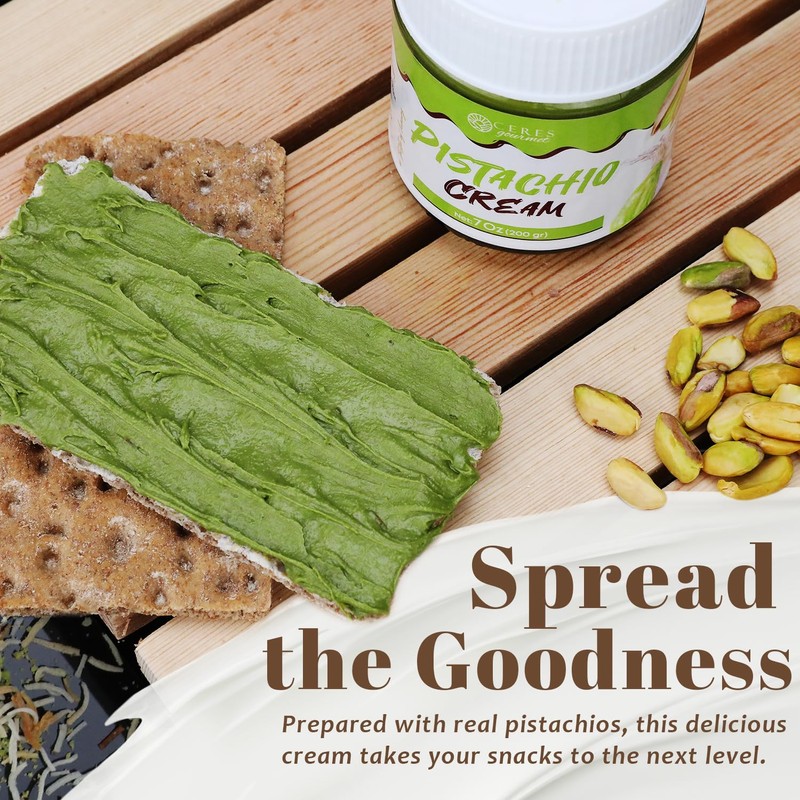 Pistachio Cream Spread – Sweet Pistachio Cream for Dubai Chocolate,