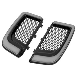 Motor Guard Lowers Parrillas Carenado de pierna LED Luz de giro Compatible con Harley Touring Street Glide Road Glide Electra Glide FLHTK FLTRU 2014-2023
