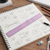 EBOOT 2 Pack Plastic Ruler Straight Ruler Plastic Measuring Tool
