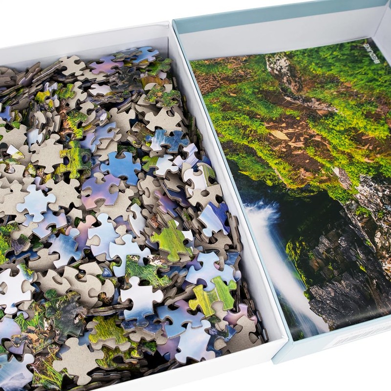 BEDUKE Jigsaw Puzzles for Adults 1000 Pieces Iceland Thick Sturdy