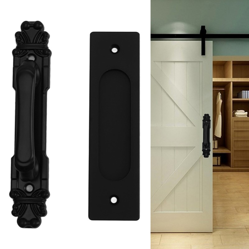 Sliding Barn Door Handles and Pulls Double Sided Hardware Set