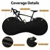 Bicycle Storage Cover for Indoor Protection – Black Wheel &