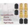 KAPSING Bicycle Valve Adapter Set, 4 Brass Valve Adapters and