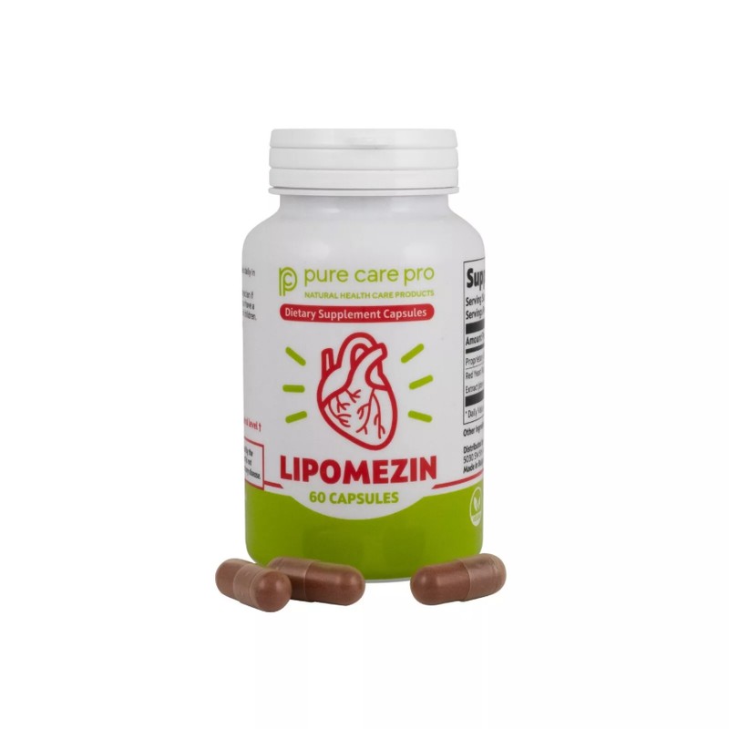 LIPOMEZIN - The MOST Effective All-Natural Cholesterol Lowering Supplement 60ct