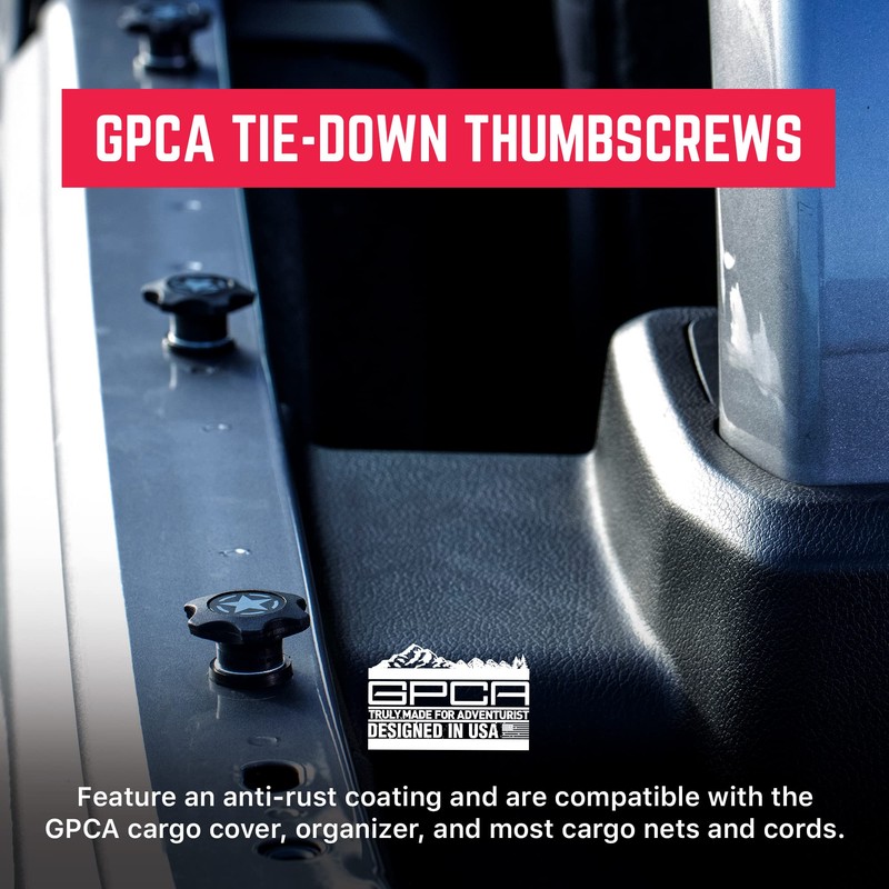 GP Star Thumb Screws, M8 Bolt Set for Easy Bronco