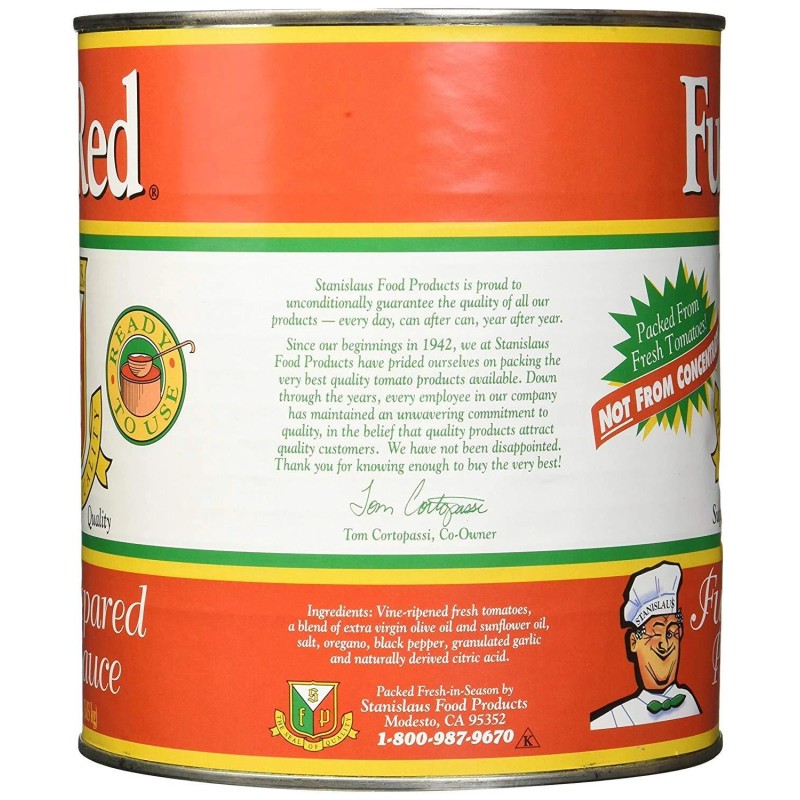 Stanislaus Full Red Pizza Sauce 6.68 Pound Heat and Serve