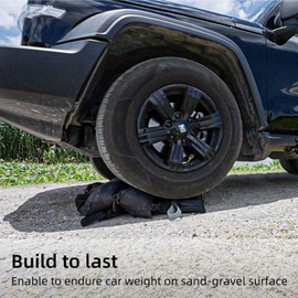 NATUREFISSION Set of 4 Sand Bags(160lbs) with 1680D Heavy Duty Fabric and Double Sewing Line and Zipper Perfect for Outdoor Gazebo Canopy Leg Umbrella Tent Carport Weights (Black)