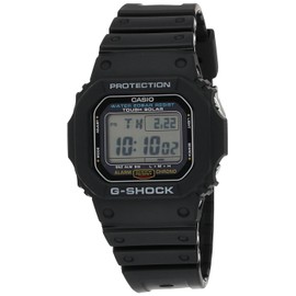 CASIO Men's G-Shock Tough Solar Worldtime Power Saver Watch, Clear Dial, Black Band