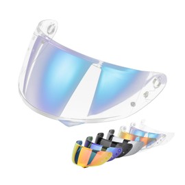 RIDLOG HJ-34P Visor- C10 Helmet Visor Shield Replacement UV Protection Visor Face Shield for HJ-34P C10 (Aurora Blue)