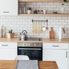Wallniture Lyon Kitchen Rail with 10 Utensil Holder S Hooks