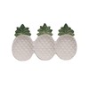 Three Section Snack Dish - Pineapple